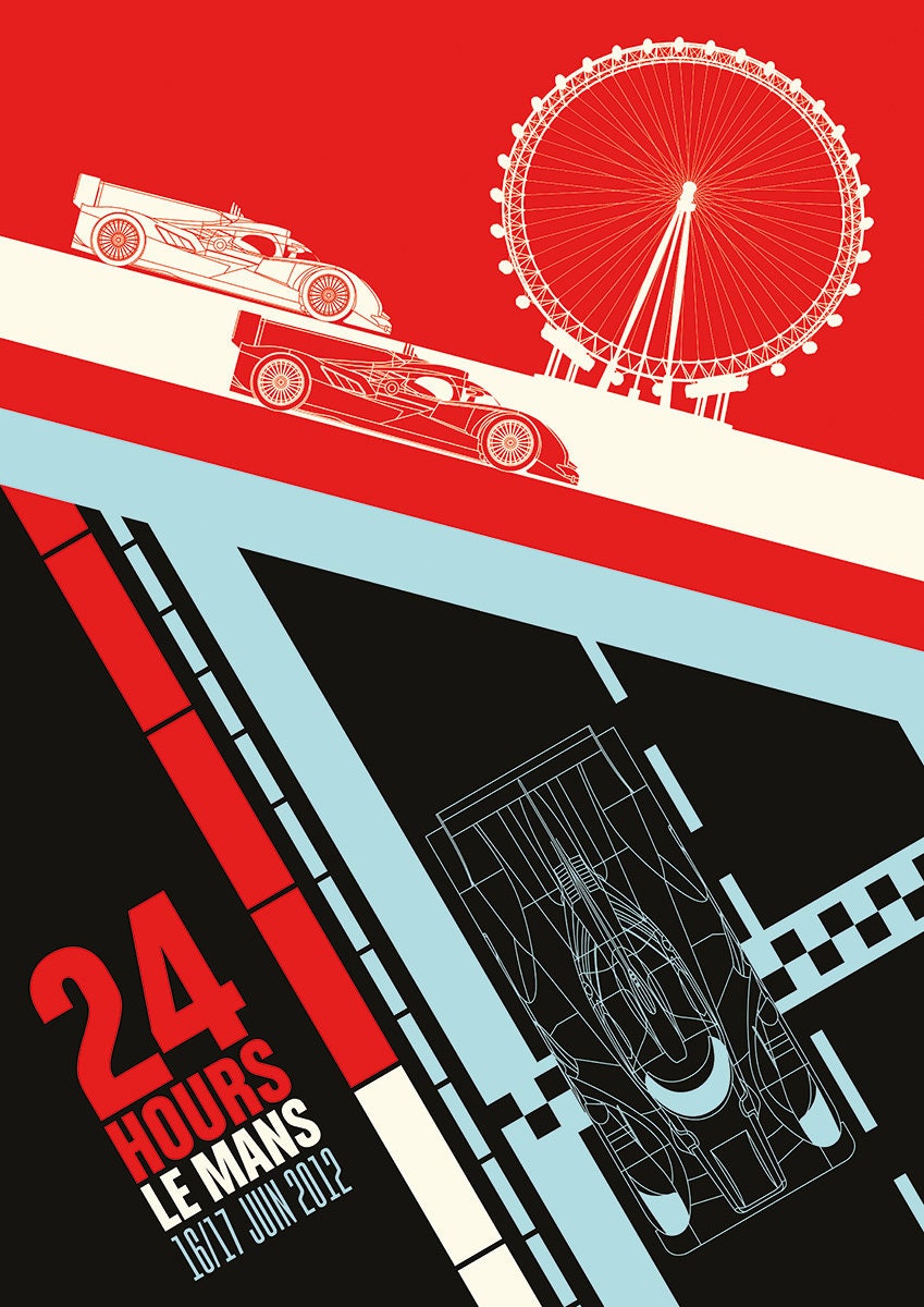 Le Mans 24 Hours Poster