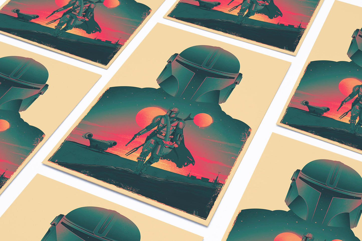 The Mandalorian Poster | Star Wars Print