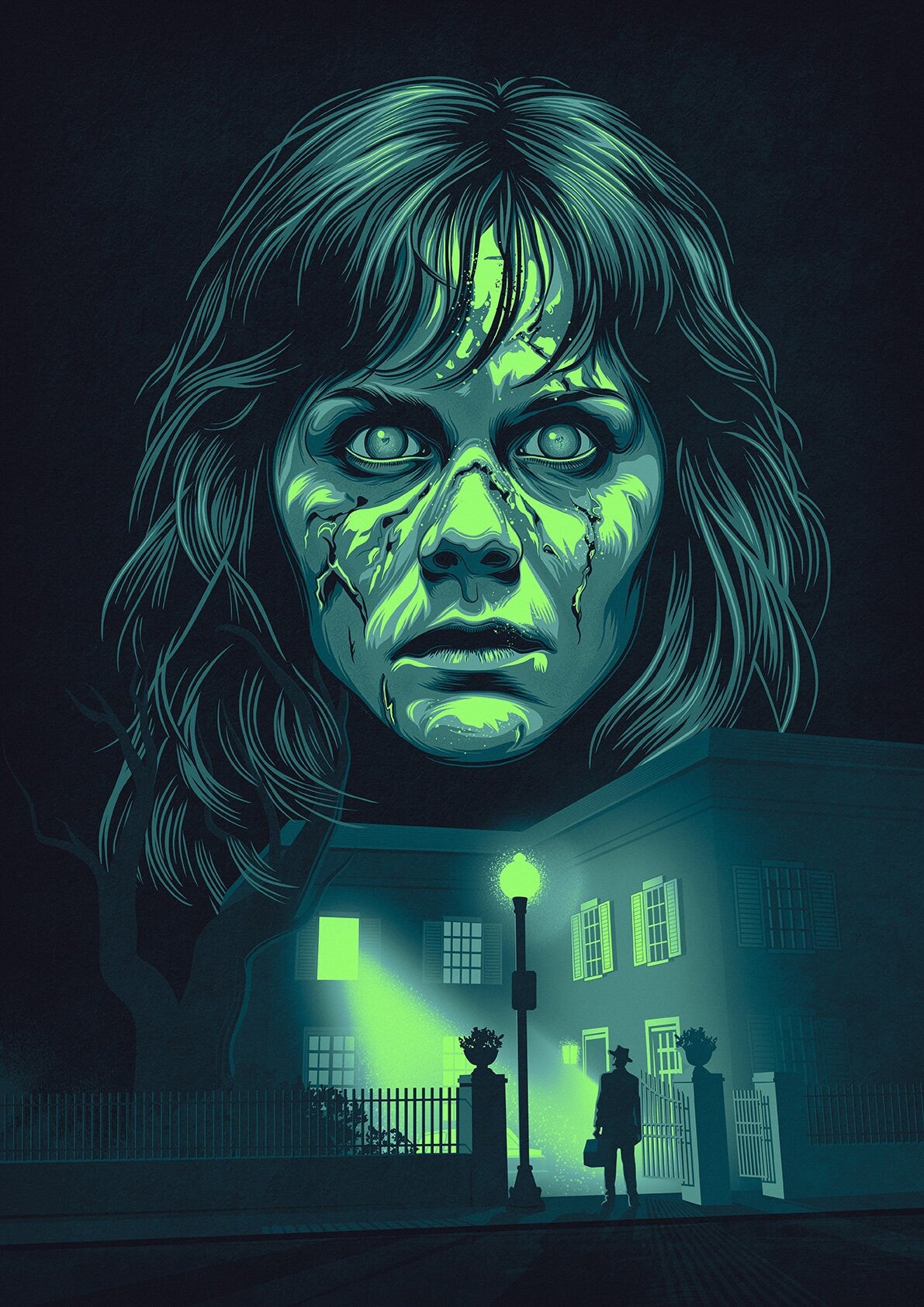 The Exorcist Horror Poster