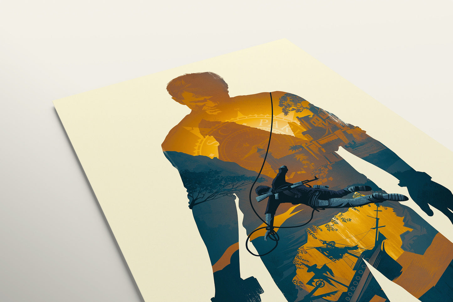 Uncharted Nathan Drake Poster Print