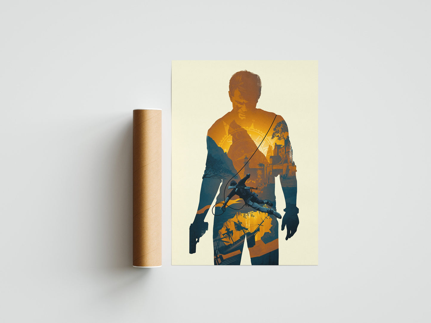 Uncharted Nathan Drake Poster Print