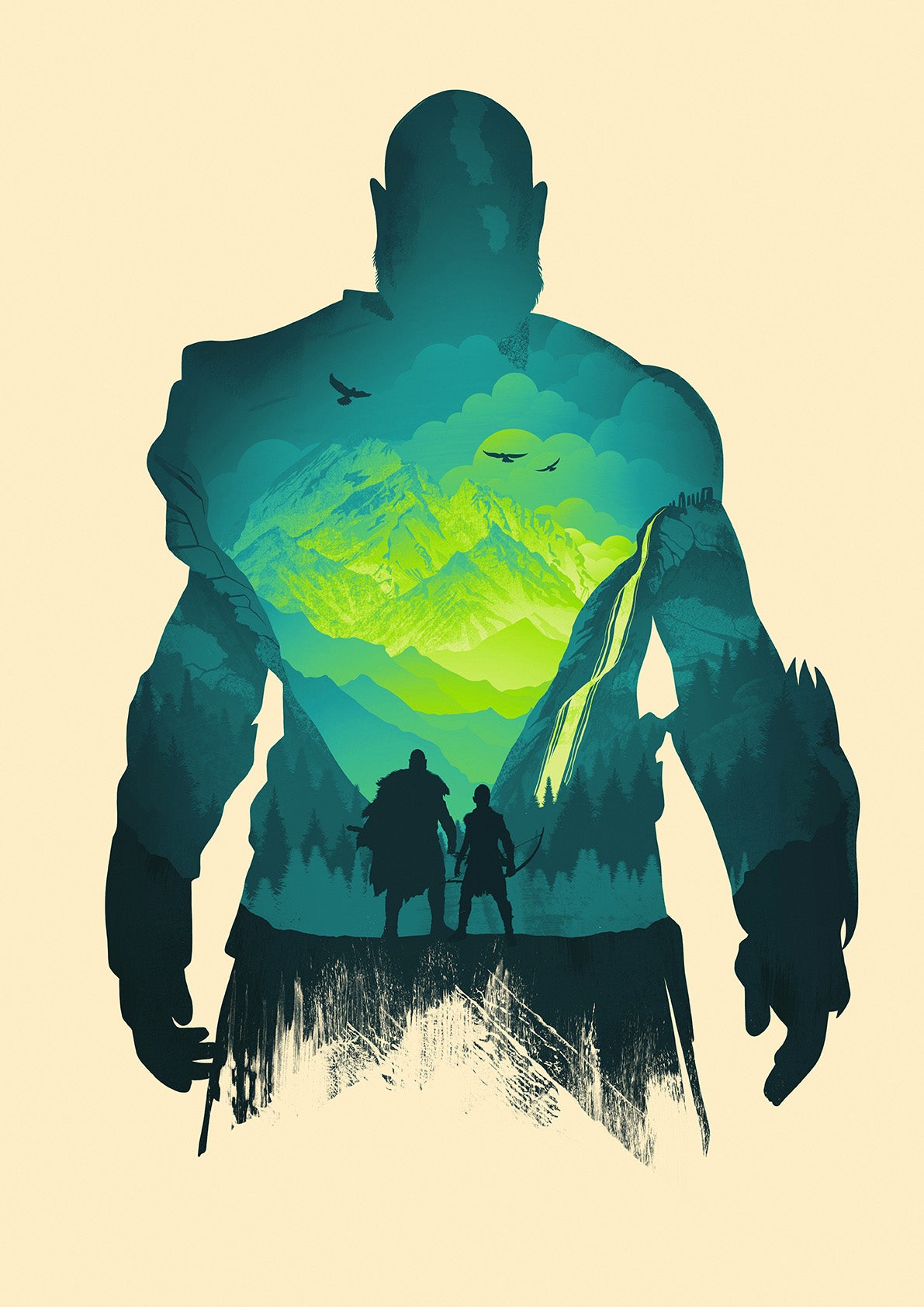 God Of War Poster Print