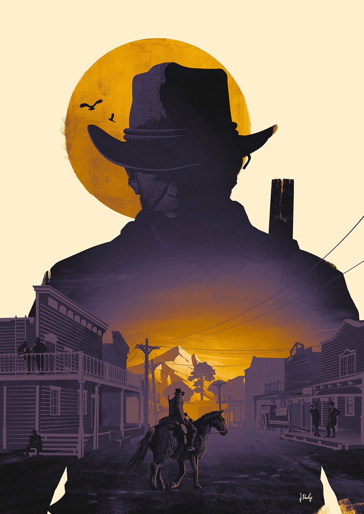 Red Dead Redemption Poster Print