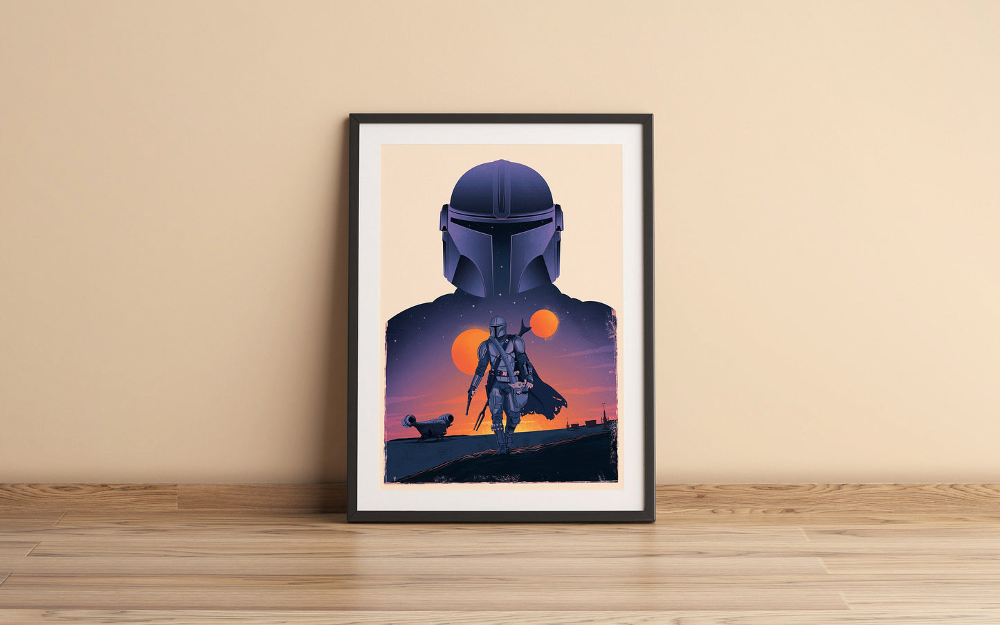 The Mandalorian Poster | Star Wars Print