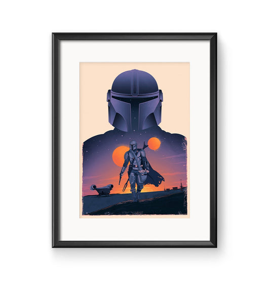 The Mandalorian Poster | Star Wars Print