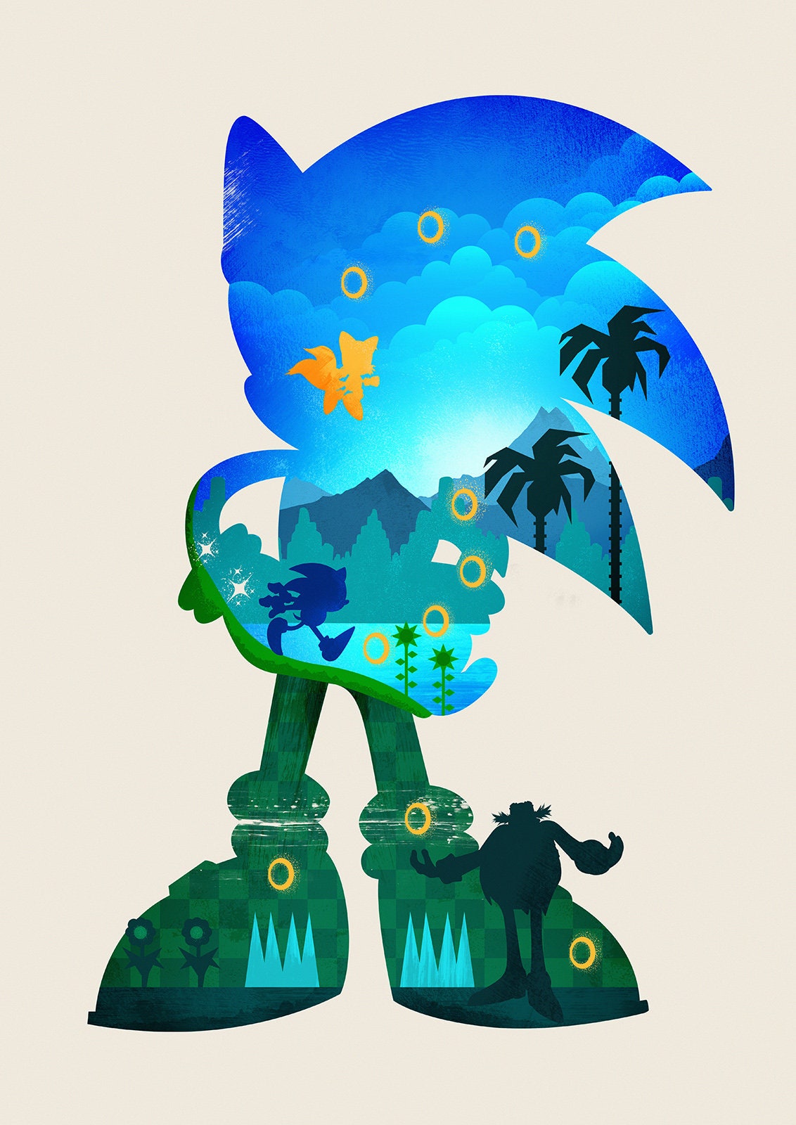 Sonic Poster Print