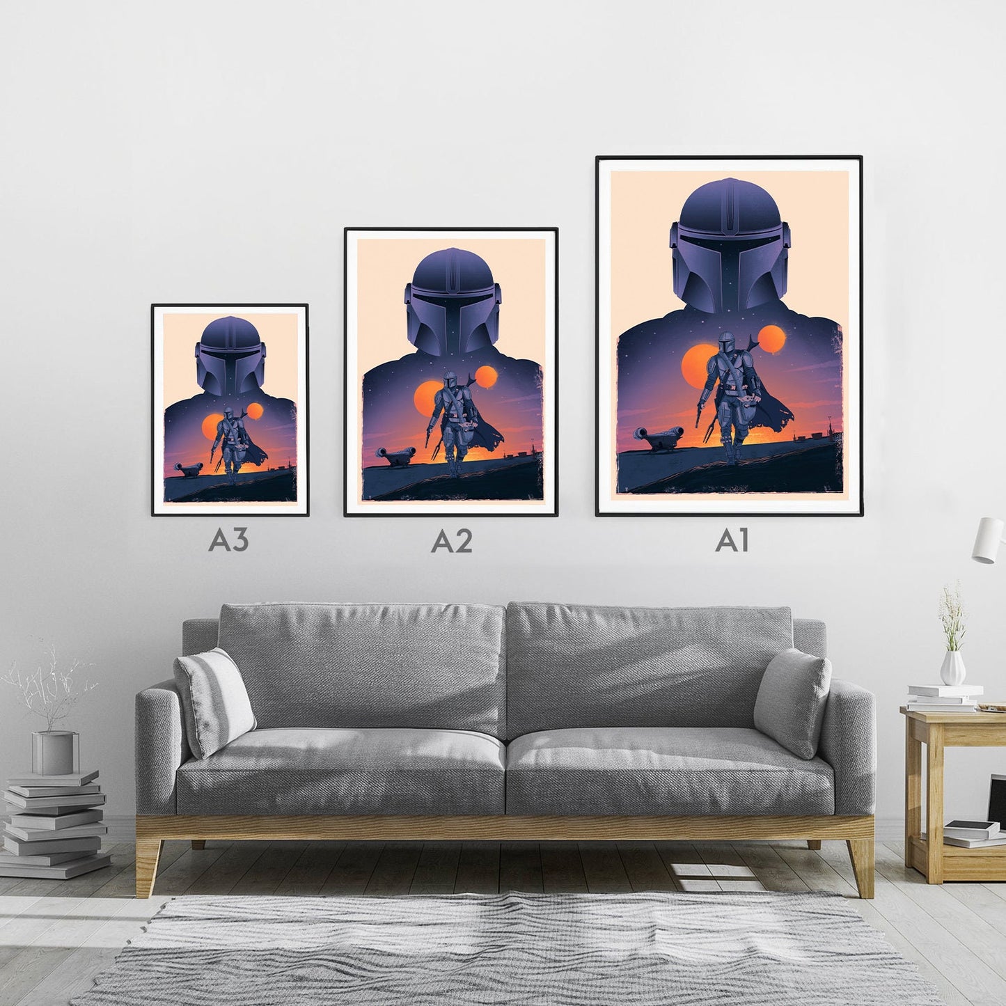 The Mandalorian Poster | Star Wars Print