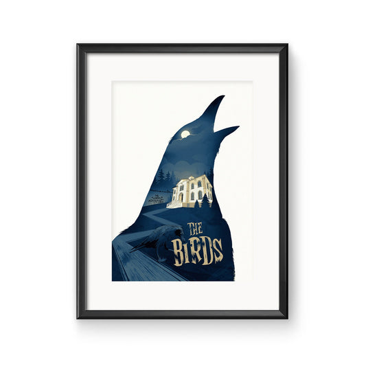 Alfred Hitchcock The Birds Poster Print