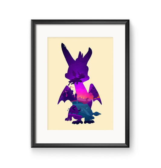 Spyro the Dragon Poster Print